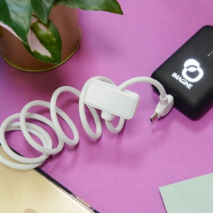 DAO - CÂBLE MAGNÉTIQUE 100W & TRANSFERT DE DONNÉES RAPIDE 4 EN 1 - BLANC 4