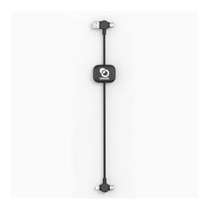 OKI - CÂBLE LONG 4 EN 1 À CHARGE ULTRA-RAPIDE 60W & TRANSFERT DE DONNÉES 6