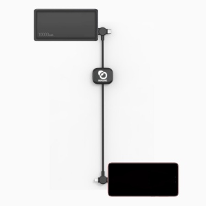 OKI - CÂBLE LONG 4 EN 1 À CHARGE ULTRA-RAPIDE 60W & TRANSFERT DE DONNÉES 7
