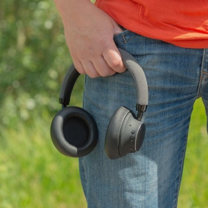 JUNDO - CASQUE À RÉDUCTION DE BRUIT ANC BLUETOOTH SANS FIL NOIR ET ALUMINIUM 6