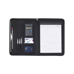 Conférencier A4 zippé en microfibre Rianna 2