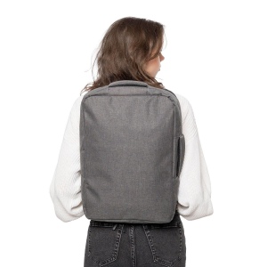 Sac à dos porte-ordinateur en rPET 300D Eulalia 18