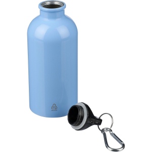 Gourde simple paroi de 400 ml en acier inoxydable recyclé Sable 16