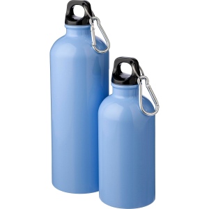 Gourde simple paroi de 400 ml en acier inoxydable recyclé Sable 17