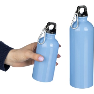 Gourde simple paroi de 400 ml en acier inoxydable recyclé Sable 20