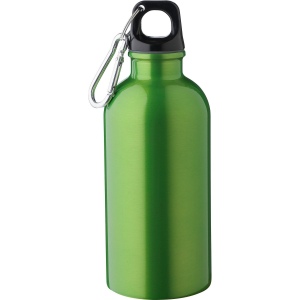 Gourde simple paroi de 400 ml en acier inoxydable recyclé Sable 11