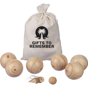 Ensemble de jeu de boules en bois Quillian 5