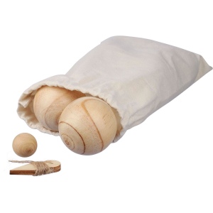Ensemble de jeu de boules en bois Quillian 8