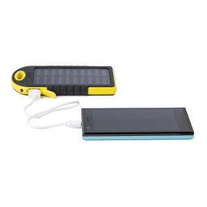 Power bank solaire en ABS et gomme Arin 7