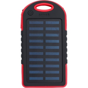 Power bank solaire en ABS et gomme Arin 5