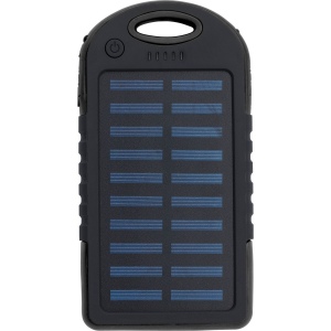 Power bank solaire en ABS et gomme Arin 2