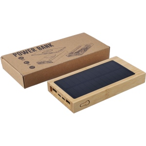 Power bank solaire en bambou Elz 10
