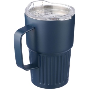 Mug nomade double paroi en acier inoxydable recyclé de 450 ml Calo 14