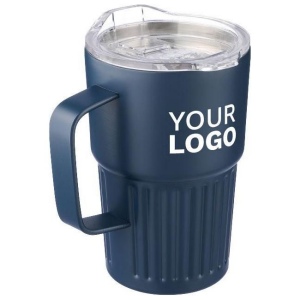 Mug nomade double paroi en acier inoxydable recyclé de 450 ml Calo 15