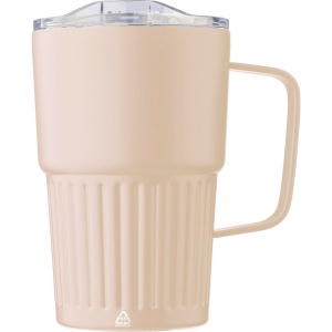 Mug nomade double paroi en acier inoxydable recyclé de 450 ml Calo 8
