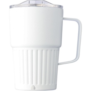 Mug nomade double paroi en acier inoxydable recyclé de 450 ml Calo 3