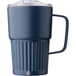Mug nomade double paroi en acier inoxydable recyclé de 450 ml Calo 5
