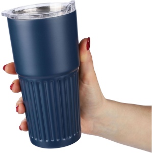 Mug double paroi en acier inoxydable recyclé de 500 ml Kael 15