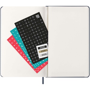 Agenda L quotidien 12 mois Moleskine à couverture rigide 17