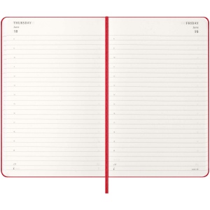 Agenda L quotidien 12 mois Moleskine à couverture rigide 26