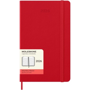 Agenda L quotidien 12 mois Moleskine à couverture rigide 5