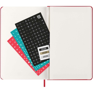 Agenda L hebdomadaire 12 mois Moleskine à couverture rigide 19
