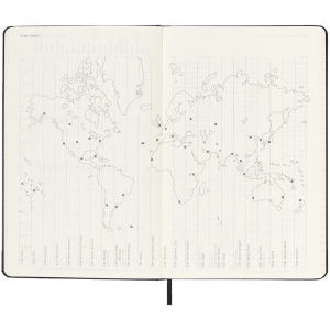 Agenda L hebdomadaire 12 mois Moleskine à couverture rigide 28
