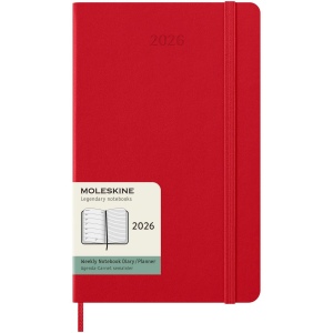 Agenda L hebdomadaire 12 mois Moleskine à couverture rigide 5