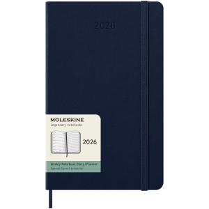Agenda L hebdomadaire 12 mois Moleskine à couverture rigide 4