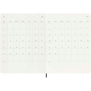 Agenda XL 12 mois Moleskine à couverture souple 11