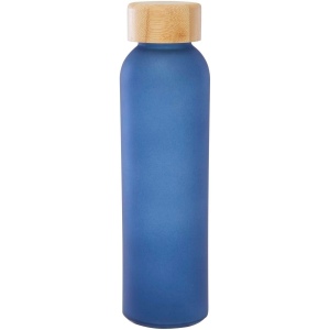 Bouteille en verre sodocalcique mat Lume de 500 ml avec couvercle en bambou 6