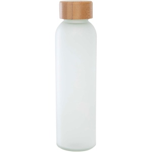 Bouteille en verre sodocalcique mat Lume de 500 ml avec couvercle en bambou 7