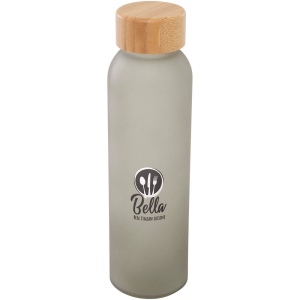Bouteille en verre sodocalcique mat Lume de 500 ml avec couvercle en bambou 8