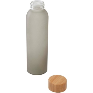 Bouteille en verre sodocalcique mat Lume de 500 ml avec couvercle en bambou 11