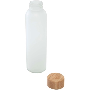 Bouteille en verre sodocalcique mat Lume de 500 ml avec couvercle en bambou 13