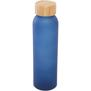 Bouteille en verre sodocalcique mat Lume de 500 ml avec couvercle en bambou 3