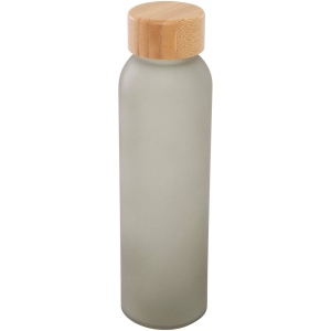 Bouteille en verre sodocalcique mat Lume de 500 ml avec couvercle en bambou 2
