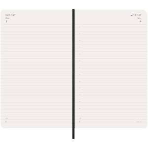 Agenda L quotidien 12 mois Moleskine à couverture souple 6