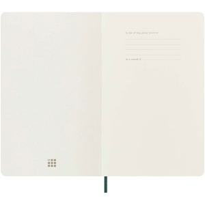 Carnet L Moleskine 100% VEGEA® Boa à couverture souple - ligné 9