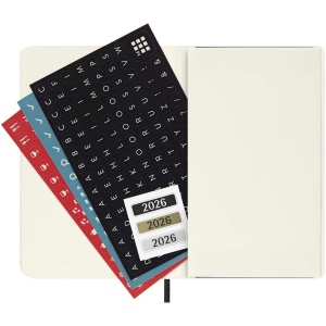 Agenda de poche hebdomadaire 12 mois Moleskine à couverture souple 5