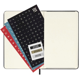 Agenda de poche quotidien 12 mois Moleskine à couverture rigide 5