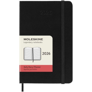 Agenda de poche quotidien 12 mois Moleskine à couverture rigide 2