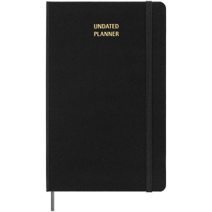 Agenda L hebdomadaire non daté Moleskine à couverture rigide 3