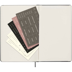 Agenda L hebdomadaire non daté Moleskine à couverture rigide 8