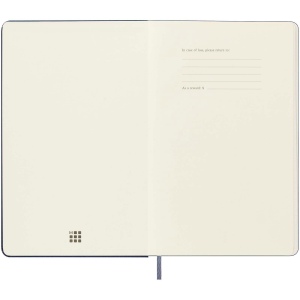 Carnet L Moleskine Smart - ligné 10