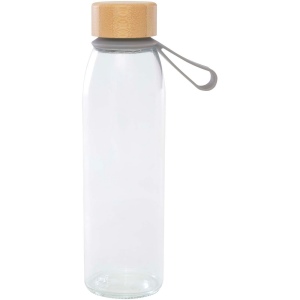Bouteille d'eau en verre Porto de 500 ml avec poignée en silicone et couvercle en bambou 9