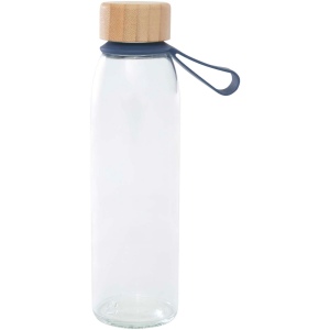 Bouteille d'eau en verre Porto de 500 ml avec poignée en silicone et couvercle en bambou 10