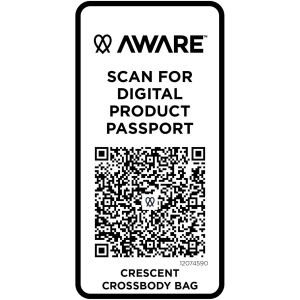 Sac bandoulière recyclé Crescent 500 g/m² Aware™ 22