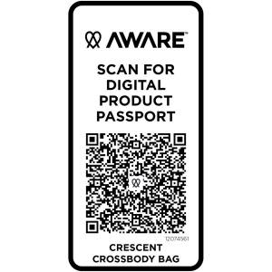 Sac bandoulière recyclé Crescent 500 g/m² Aware™ 23