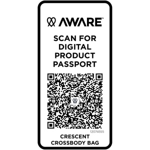 Sac bandoulière recyclé Crescent 500 g/m² Aware™ 24